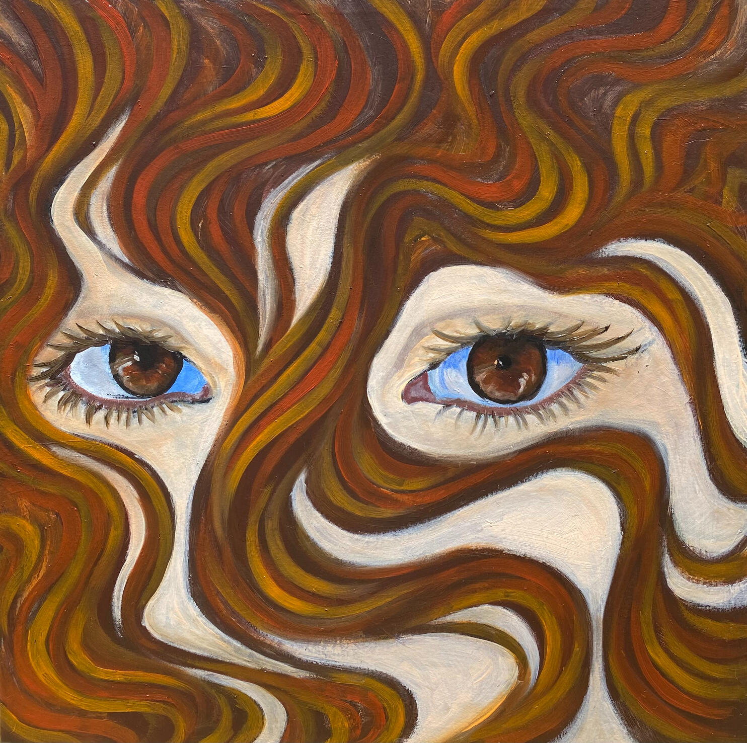 'Charisma' 24" x 24" Acrylic on Canvas