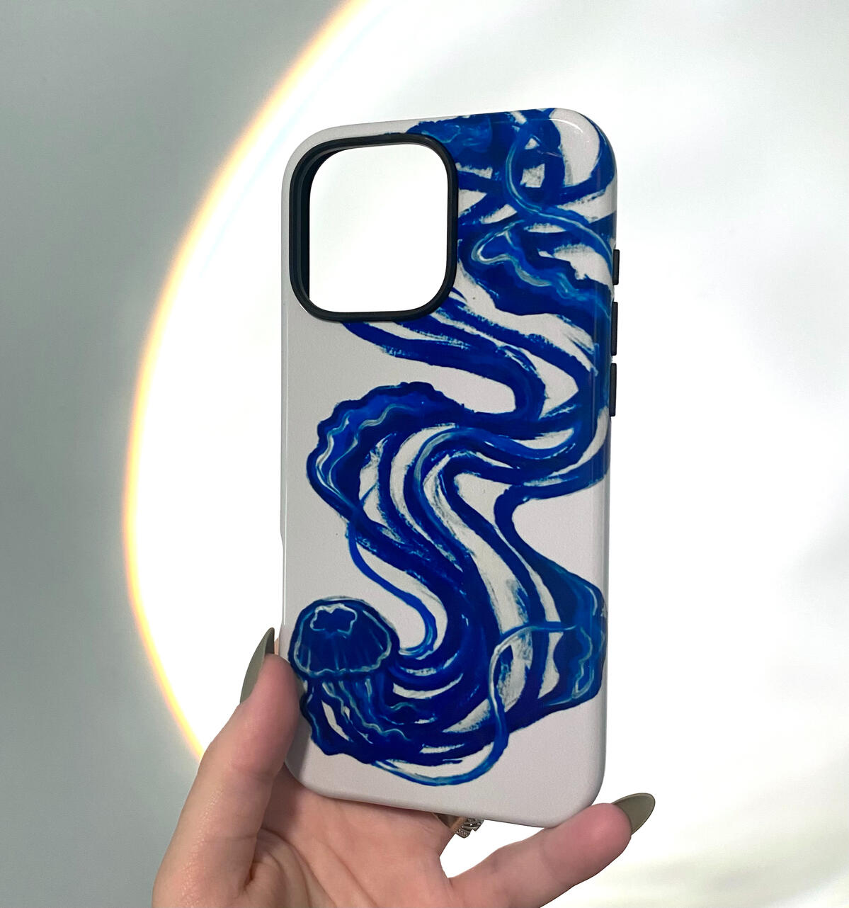 'Blue Lilies' 8" x 11" Acrylic on Watercolor Paper